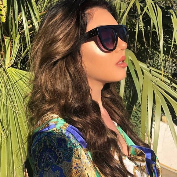 🌸 Last 1 "Hi Pretty" Sunglasses Flattop Aviators - Picture 4 of 8